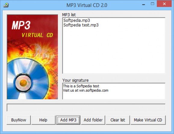 MP3 Virtual CD screenshot