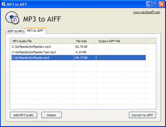 MP3 to AIFF screenshot