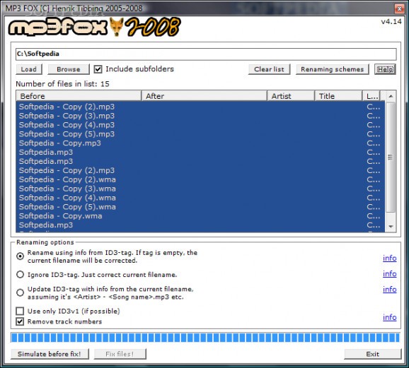 MP3 Fox screenshot