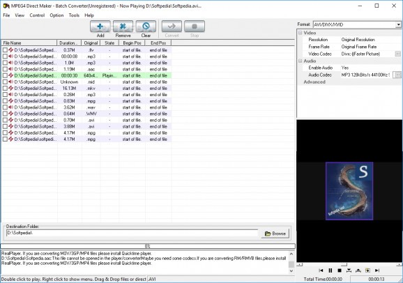 MP4/3GP Direct Maker screenshot