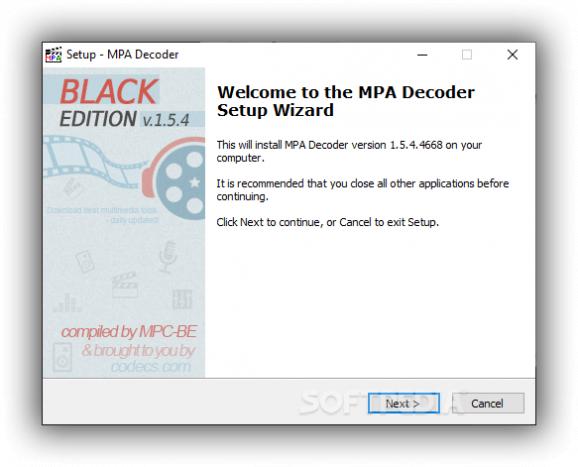 MPC Audio Decoder (previously MPA Decoder) screenshot