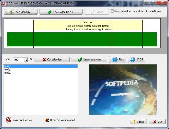 MPEG AVI DVD Cutter screenshot
