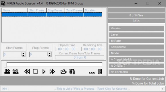 MPEG Scissors screenshot