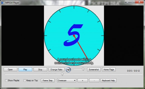 MPEG4 Player screenshot