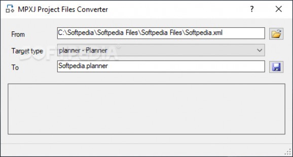 MPXJ Project Files Converter screenshot