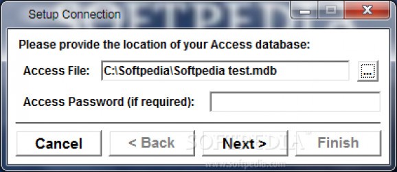 MS Access Export Multiple Tables To HTML Files Software screenshot