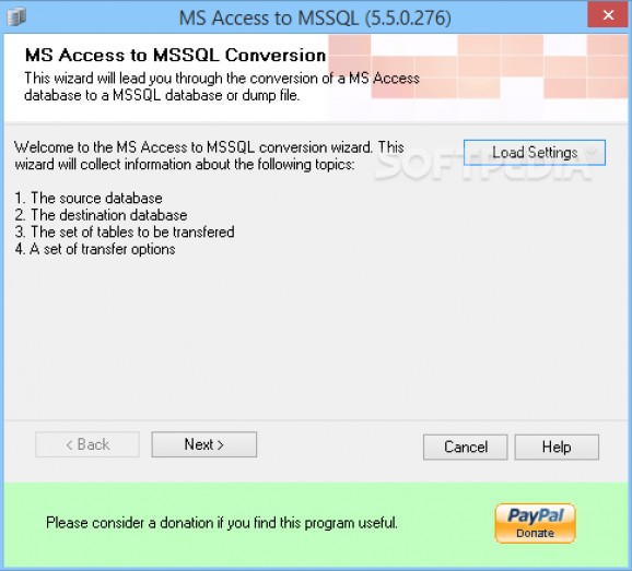 MS Access to MSSQL screenshot