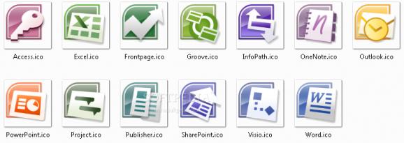 MS Office 2007 Icons Pack screenshot