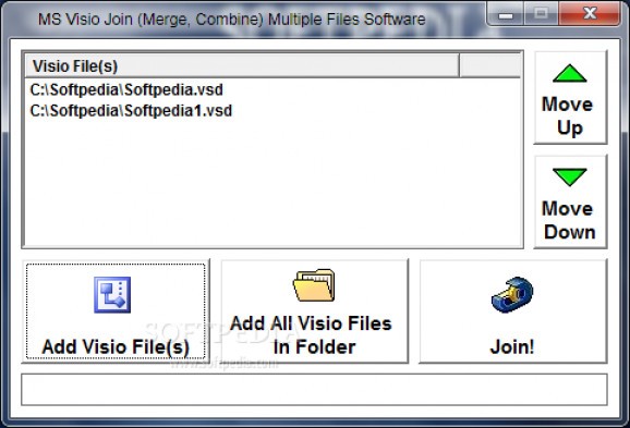 MS Visio Join (Merge, Combine) Multiple Files Software screenshot