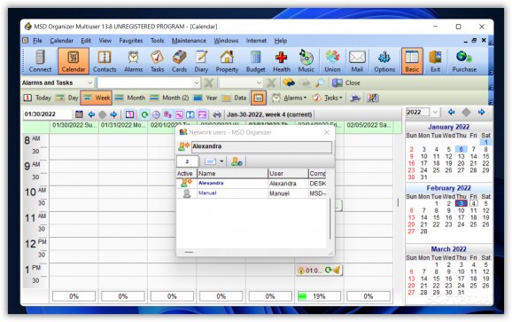 MSD Organizer Multiuser screenshot