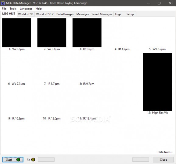 MSG Data Manager screenshot