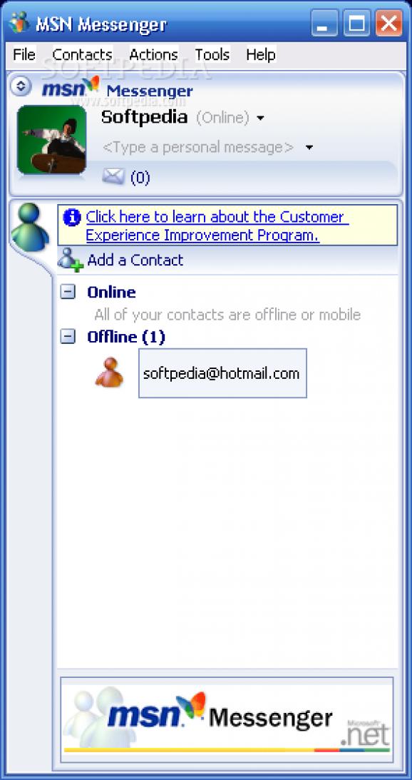 MSN Messenger screenshot
