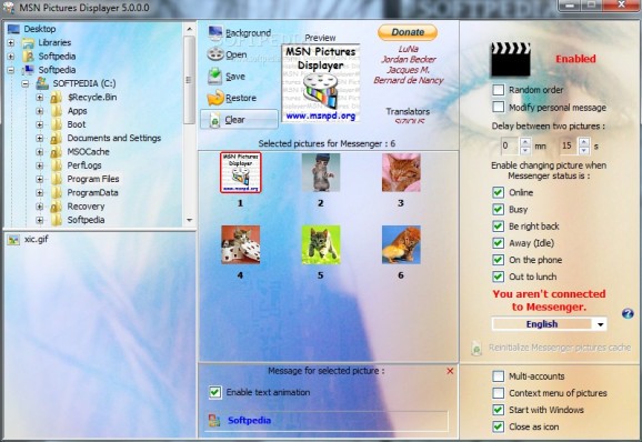MSN Pictures Displayer screenshot