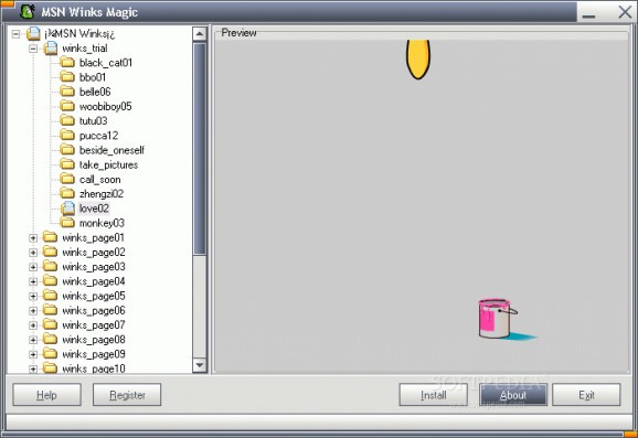 MSN Winks Magic screenshot