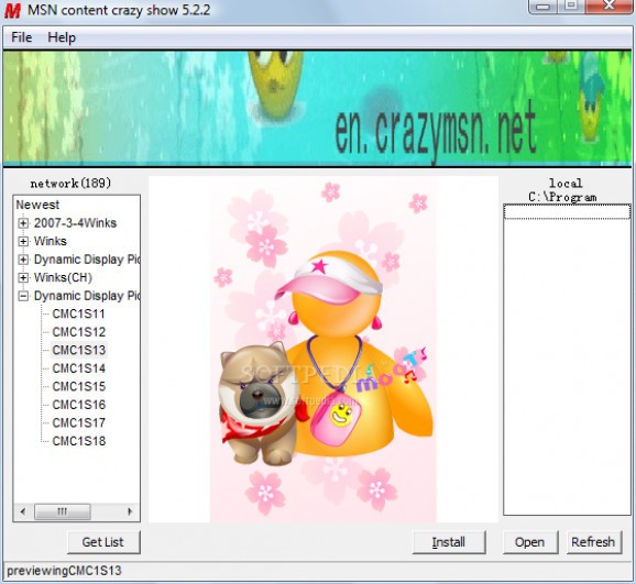 MSN content crazy show screenshot