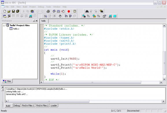 MSP Development System screenshot