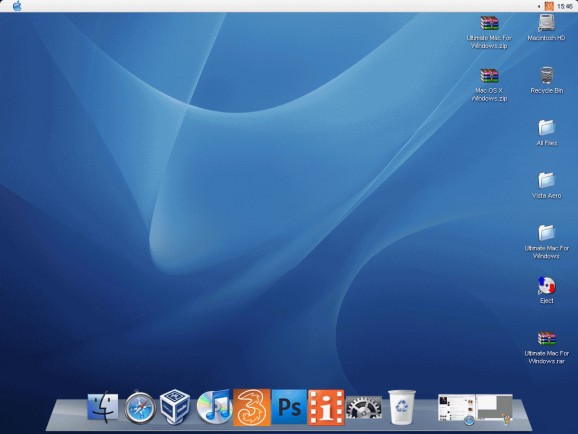 Mac OS X Leopard for Windows screenshot