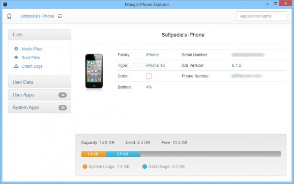 Macgo iPhone Explorer screenshot