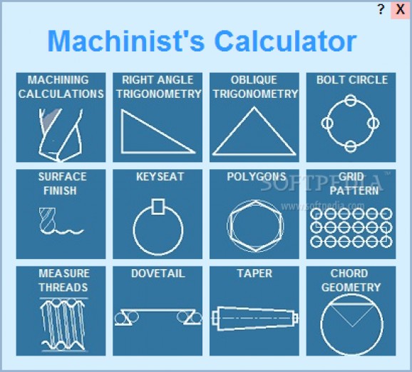 Machinist's Calculator screenshot