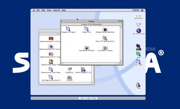 Macintosh.js screenshot