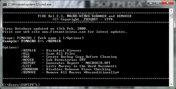 Macro Virus Scanner and Remover screenshot