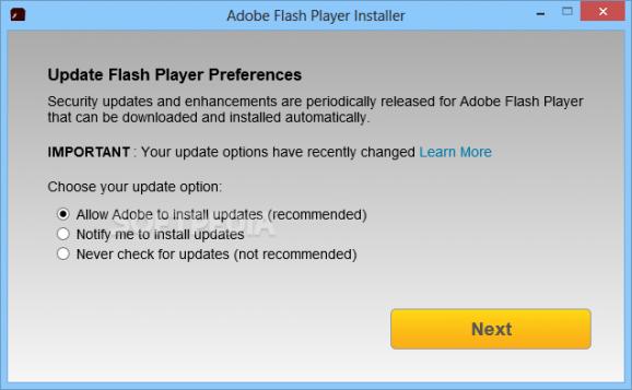 Adobe Flash Player screenshot