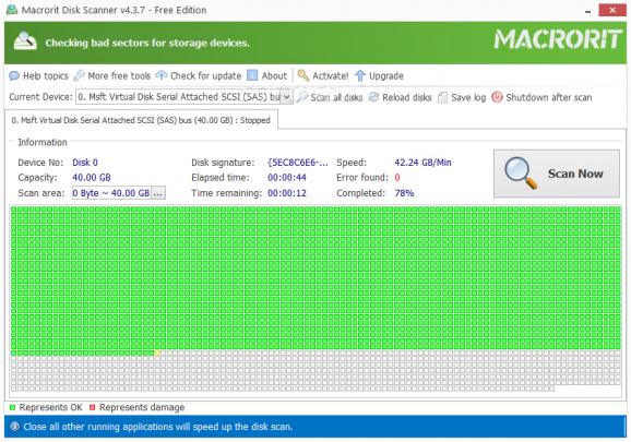 Macrorit Disk Scanner Portable screenshot