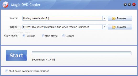 Magic DVD Copier screenshot