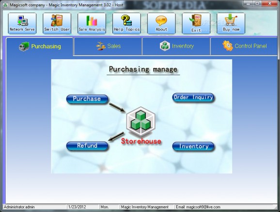 Magic Inventory Management screenshot