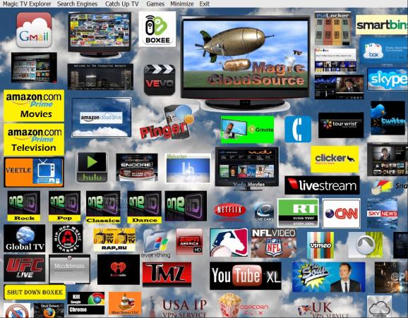 Magic WEB TV CloudSource screenshot