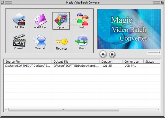 Magic Video Batch Converter screenshot