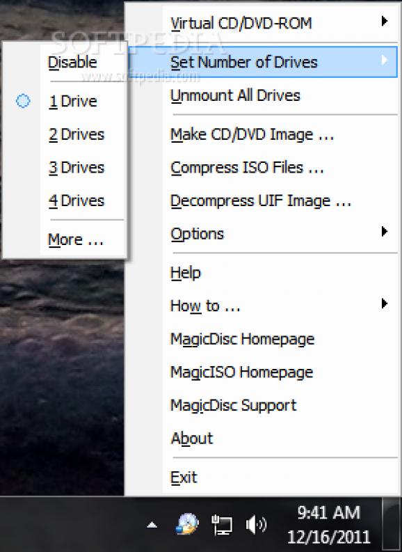 MagicDisc Virtual DVD / CD-ROM screenshot