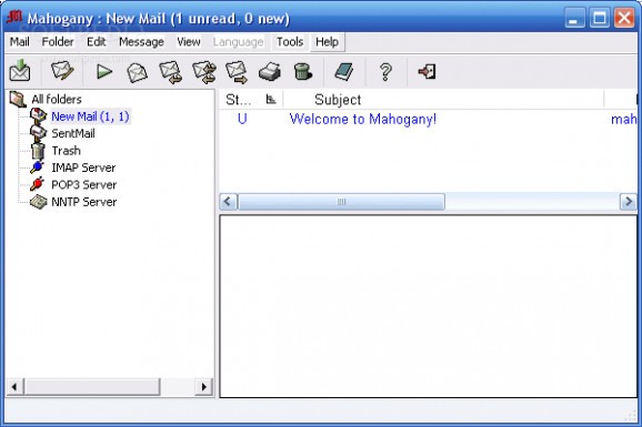 Mahogany Mail screenshot