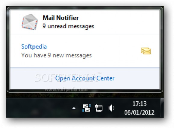 Mail Notifier screenshot