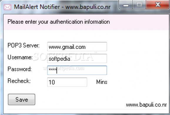 MailAlert Notifier screenshot