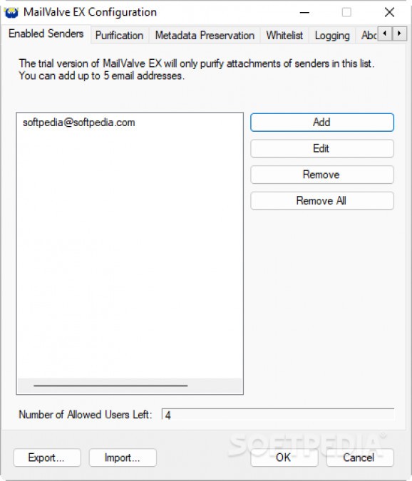 MailValve EX screenshot