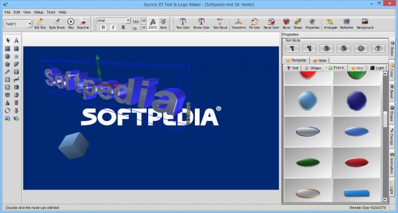 Aurora 3D Text & Logo Maker screenshot