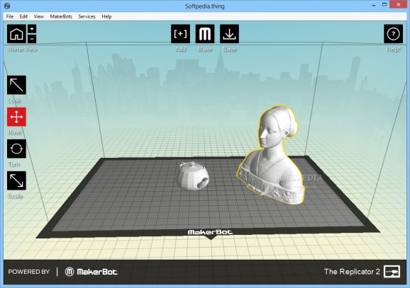 MakerWare screenshot