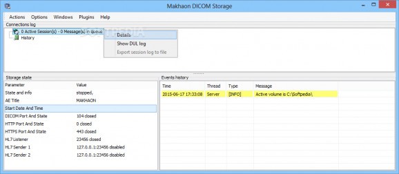 Makhaon DICOM Storage screenshot