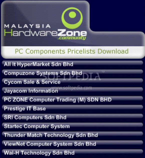 Malaysia HardwareZone Pricelist Download screenshot