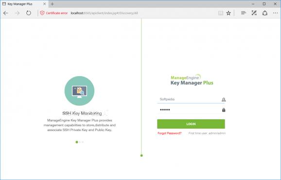 ManageEngine Key Manager Plus screenshot