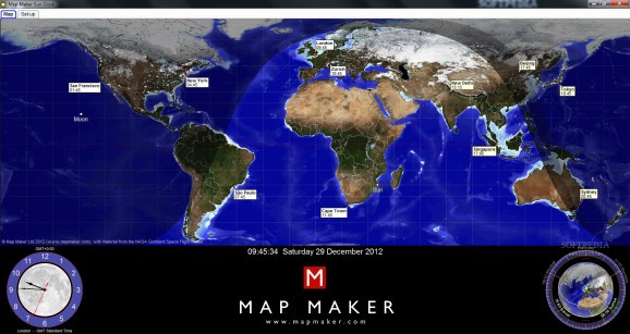 Map Maker Sun Clock screenshot