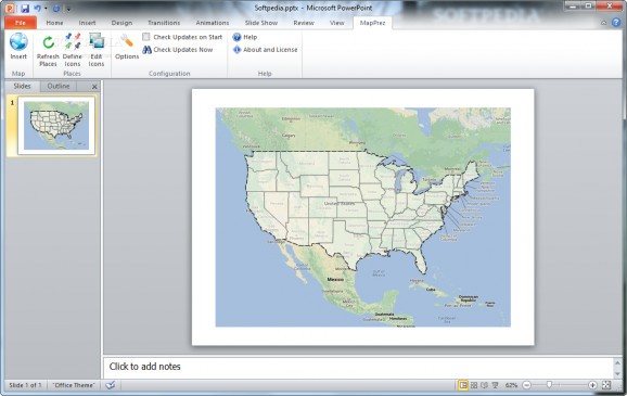 MapPrez for PowerPoint screenshot