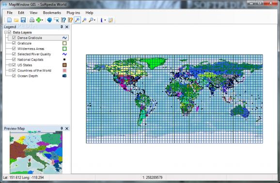 MapWindow GIS screenshot