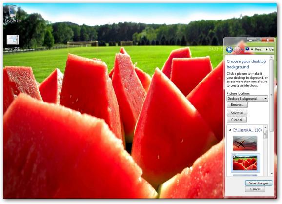 March 2012 Calendar Windows 7 Theme screenshot