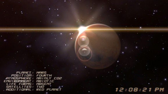 Mars 3D Space Survey Screensaver screenshot