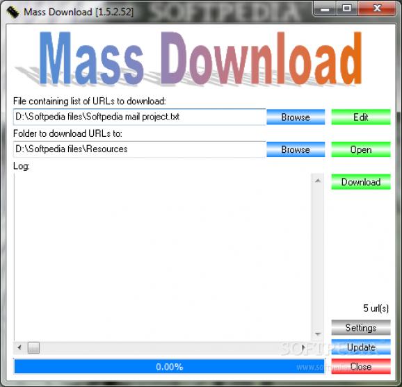 Mass Download screenshot