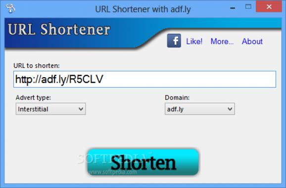 URL Shortener screenshot