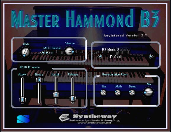 Master Hammond B3 VSTi screenshot