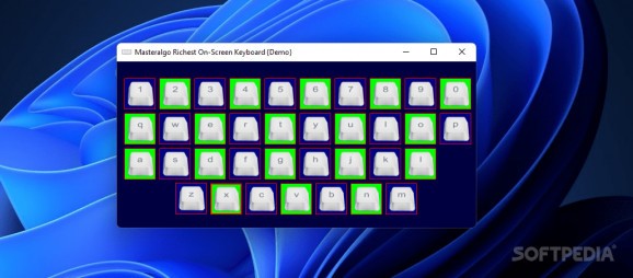 Masteralgo On-Screen Keyboard screenshot